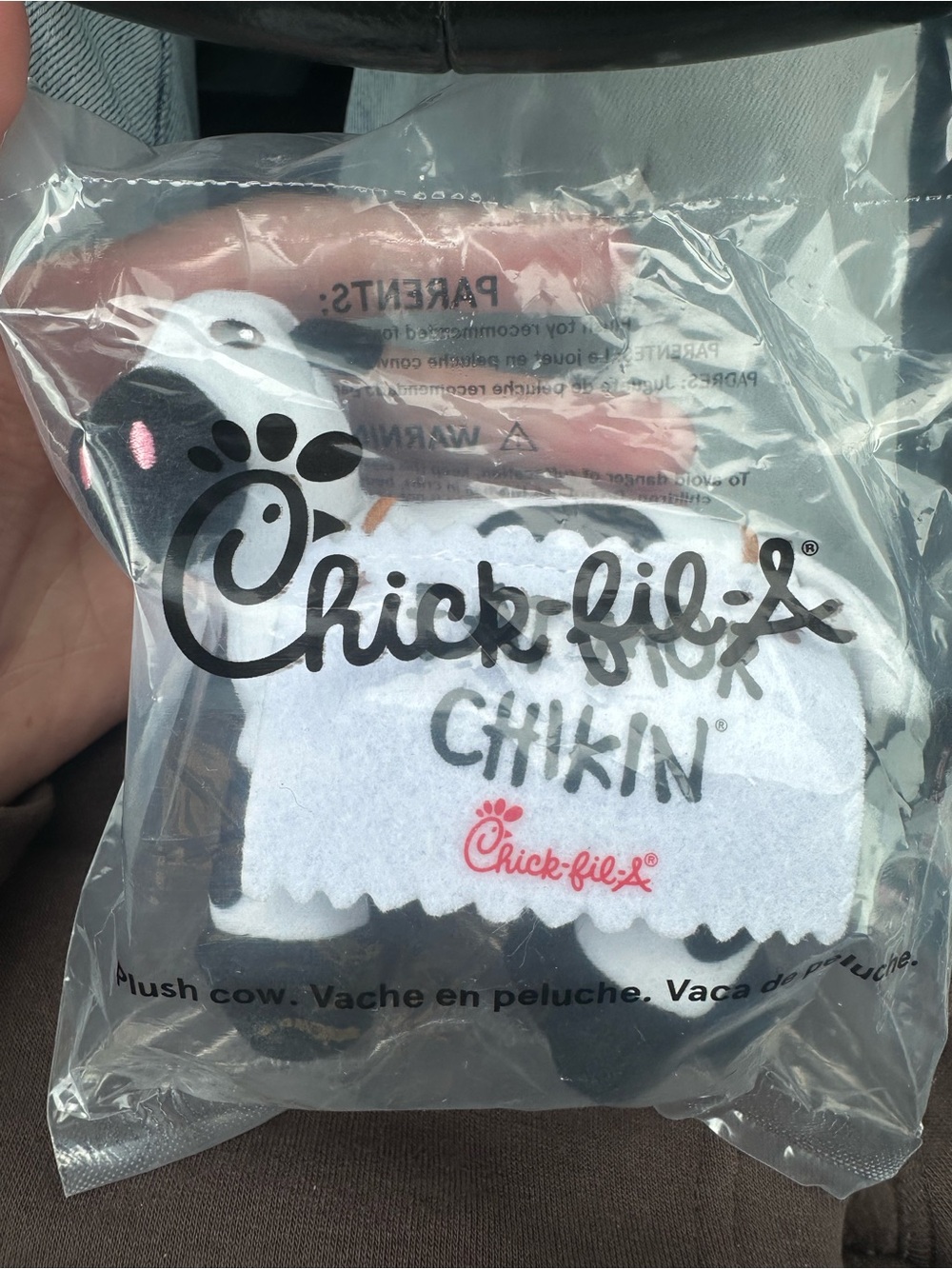 Chick-fil-A Plush Cow Doll Toy – “Eat Mor Chikin” – 4” Tall – Limited Edition